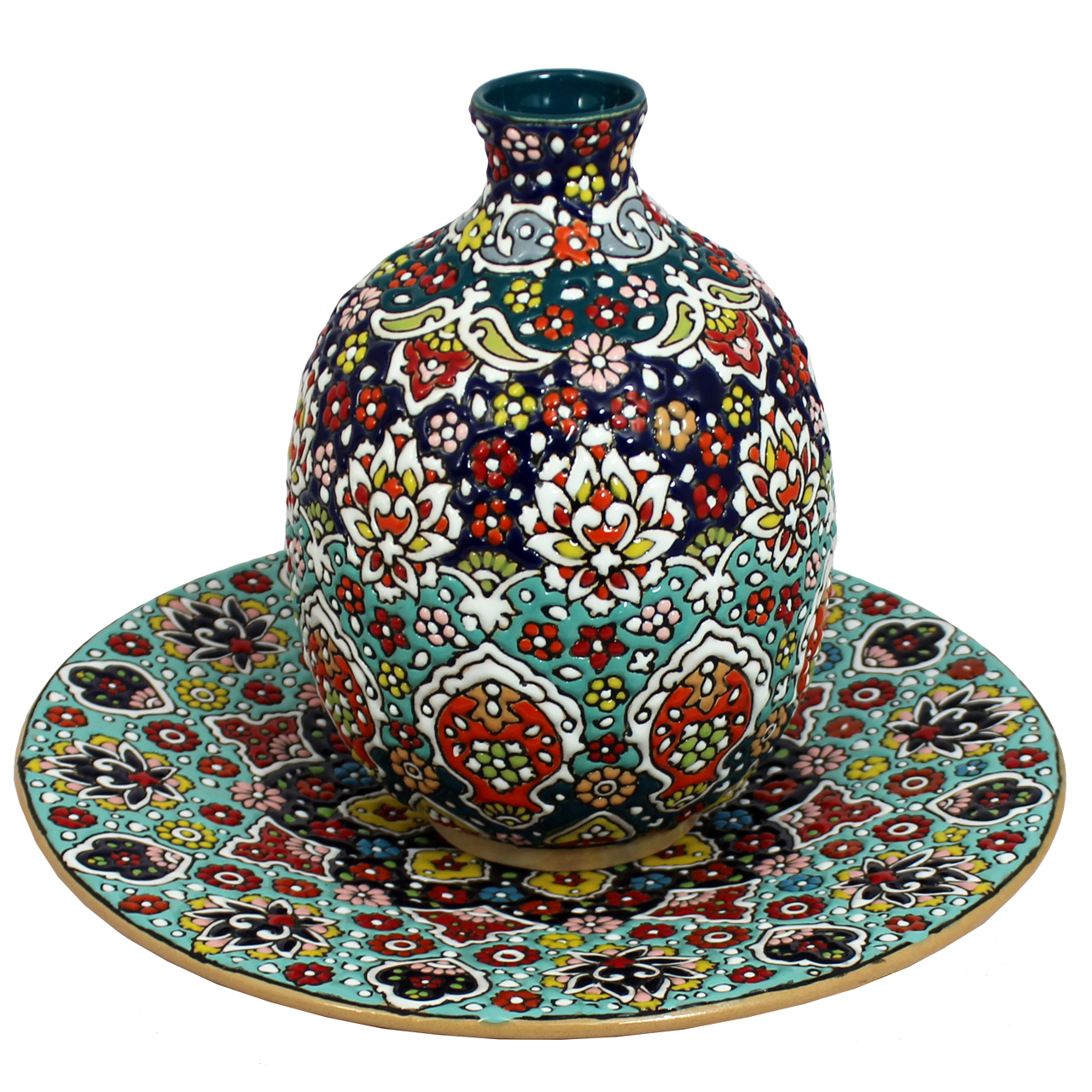 ست میناکاری دست نگار کد 01-13 مجموعه 2 عددی 