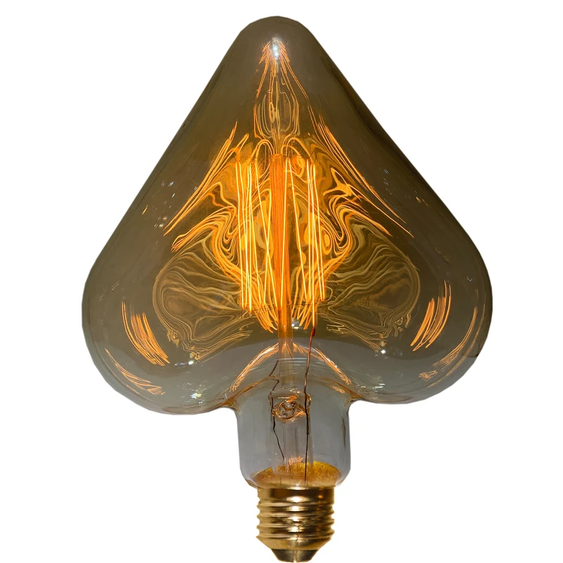 لامپ ادیسونی 4 وات طرح قلب پایه E27