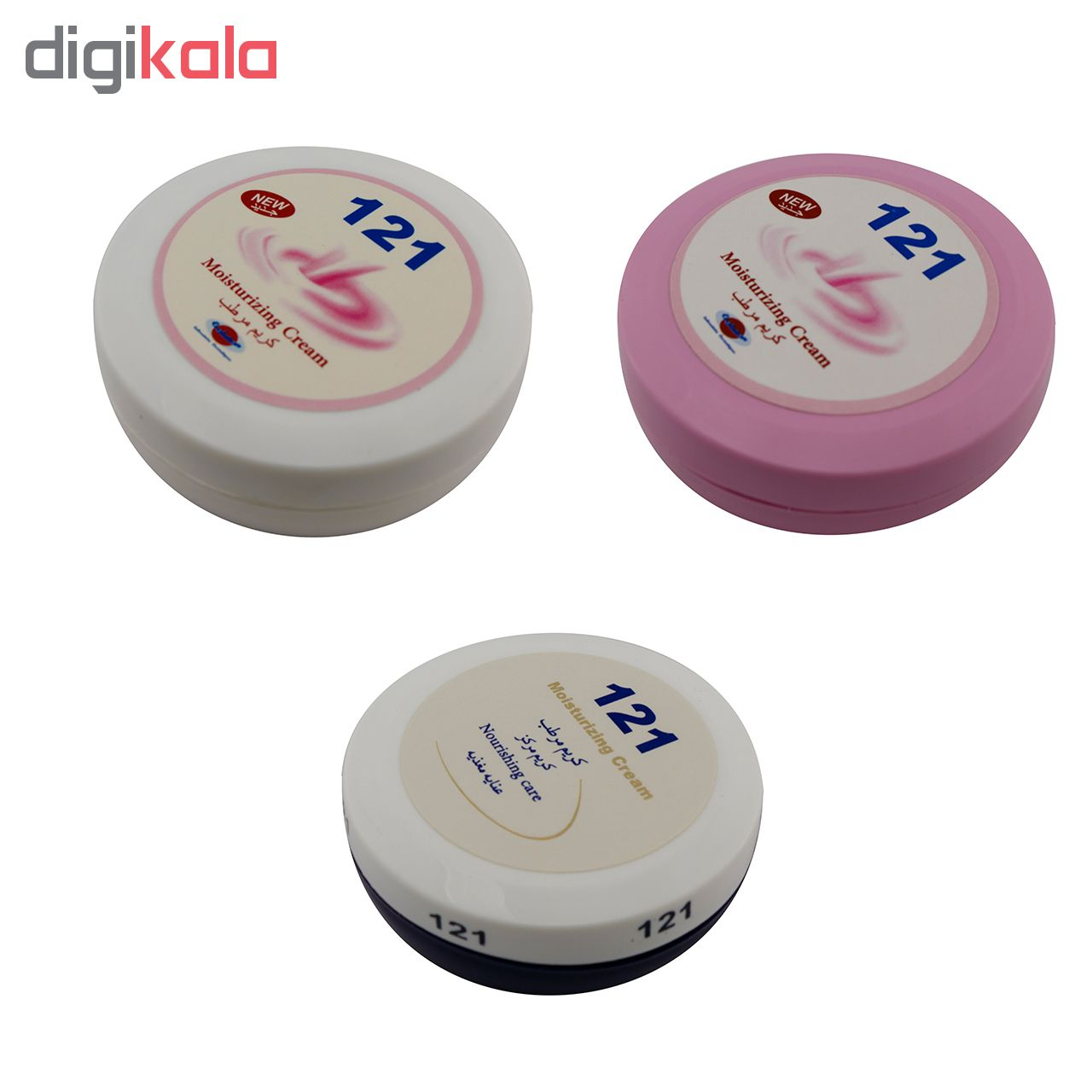 کرم مرطوب کننده 121 مدل J301 حجم 75 میلی لیتر مجموعه 3 عددی