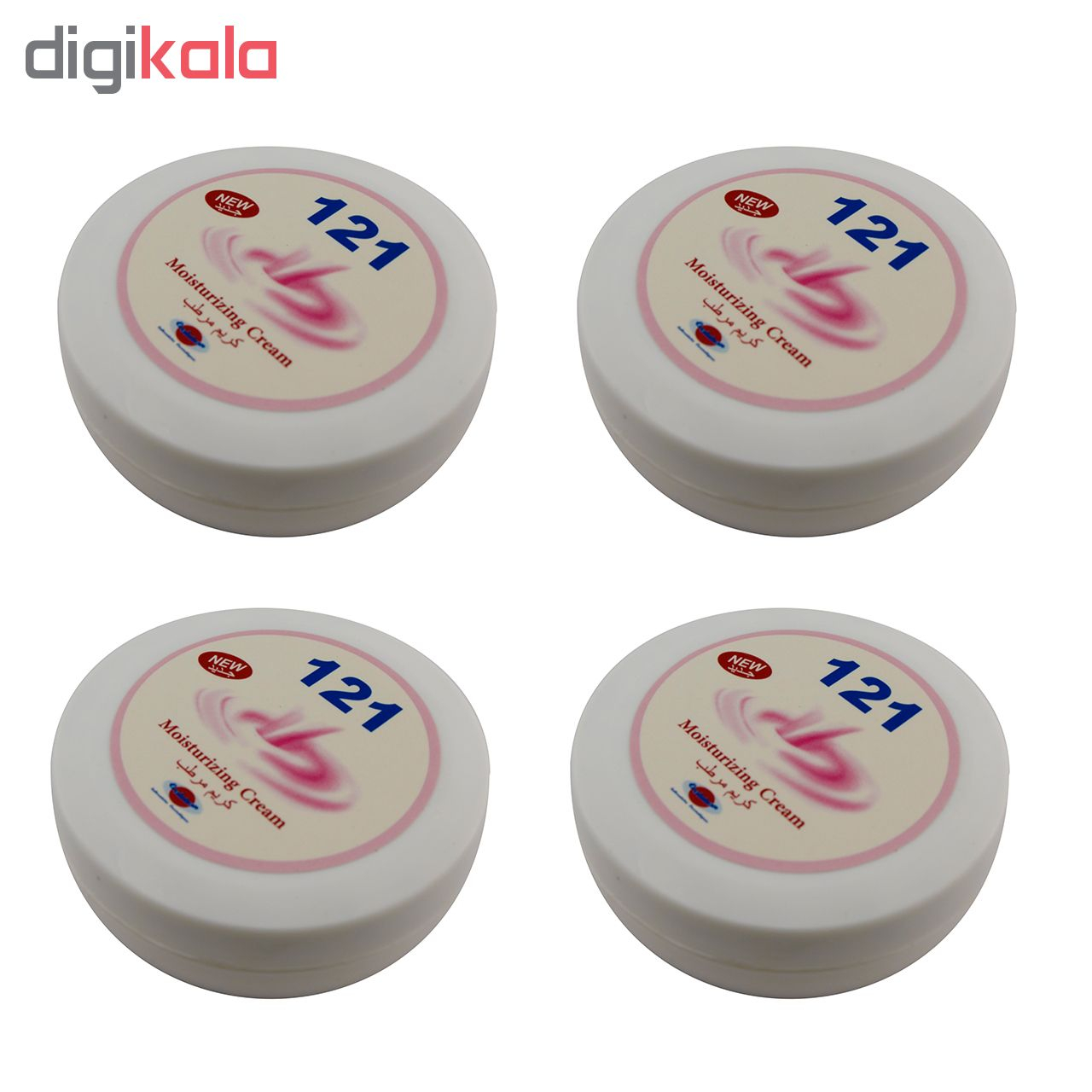 کرم مرطوب کننده 121 مدل B301 حجم 75 میلی لیتر مجموعه 4 عددی
