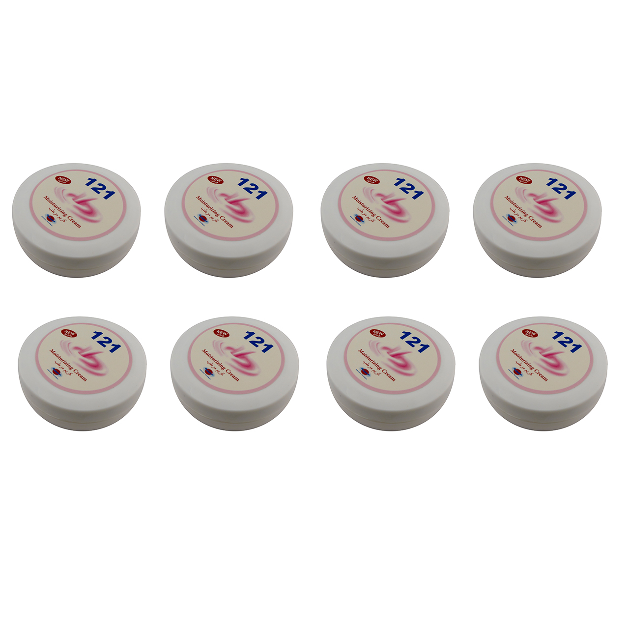 کرم مرطوب کننده 121 مدل B301 حجم 75 میلی لیتر مجموعه 8 عددی