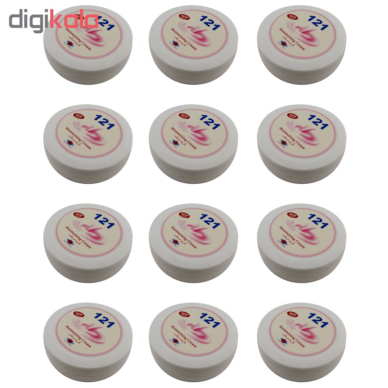 کرم مرطوب کننده 121 مدل B301 حجم 75 میلی لیتر مجموعه 12 عددی