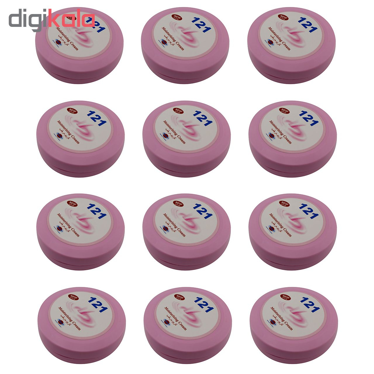 کرم مرطوب کننده 121 مدل S301 حجم 75 میلی لیتر مجموعه 12 عددی