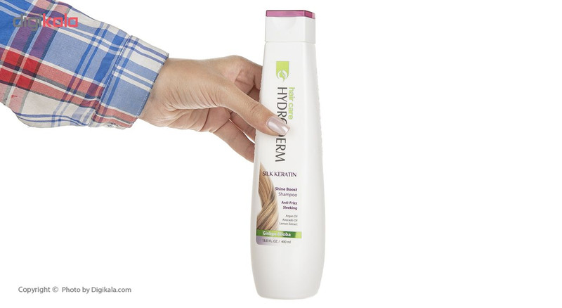 شامپو براق کننده هیدرودرم مدل Ginkgo Biloba حجم 400 میلی لیتر