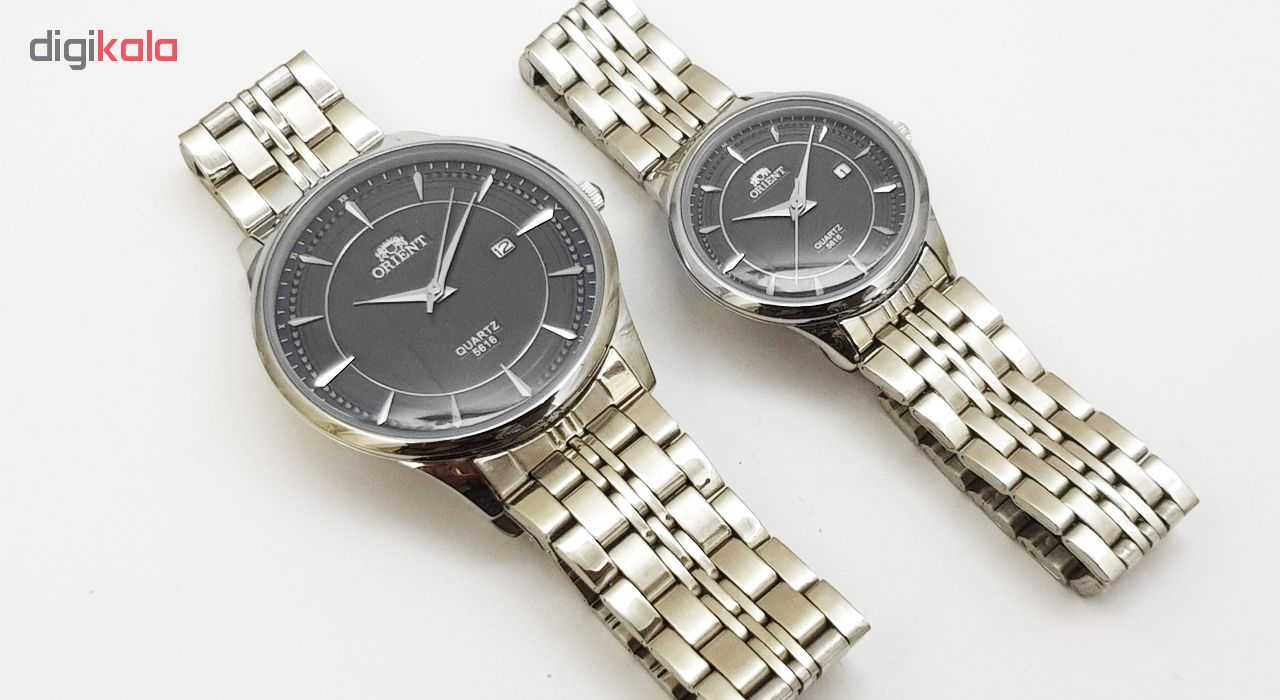 ست ساعت مچی عقربه ای زنانه و مردانه کد OR..5858.s