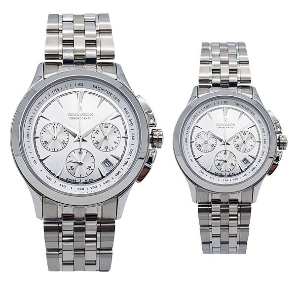 ست ساعت مچی عقربه ای زنانه و مردانه کد 8193