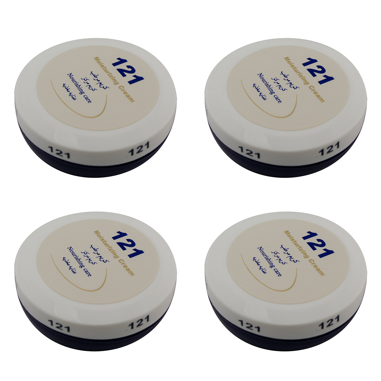 کرم مرطوب کننده 121 مدل A401 حجم 150 میلی لیتر مجموعه 4 عددی