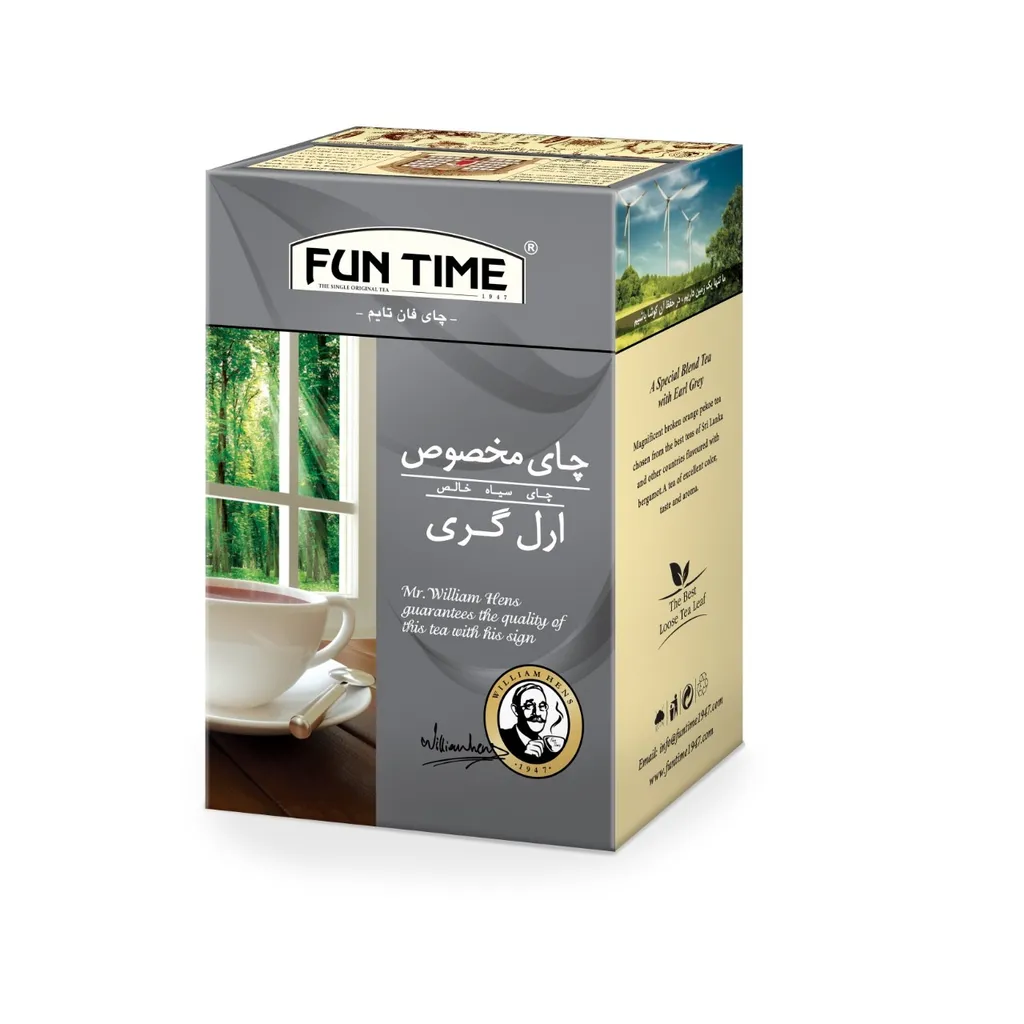 چای  فان تایم مدل ارل گری وزن 450 گرم