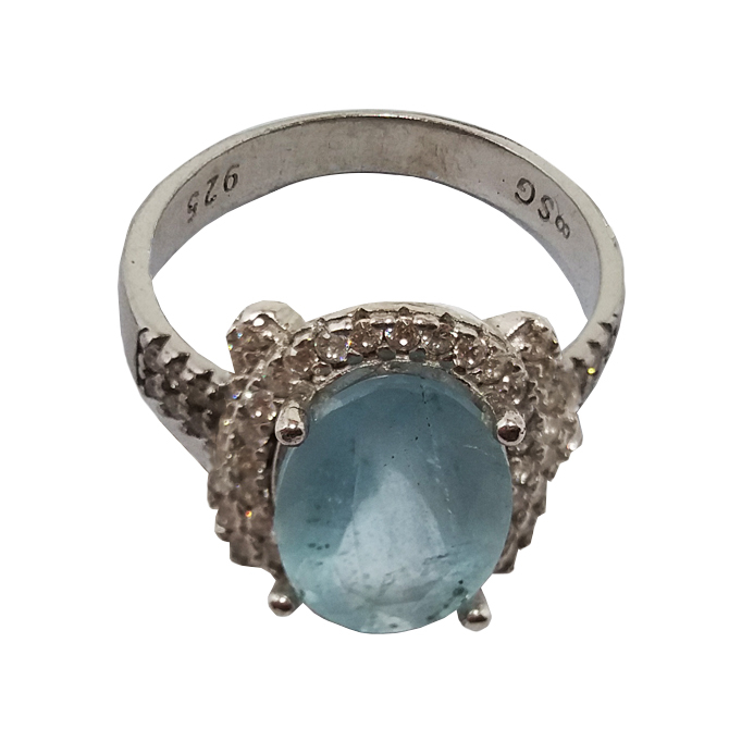 انگشتر نقره زنانه کد aq1