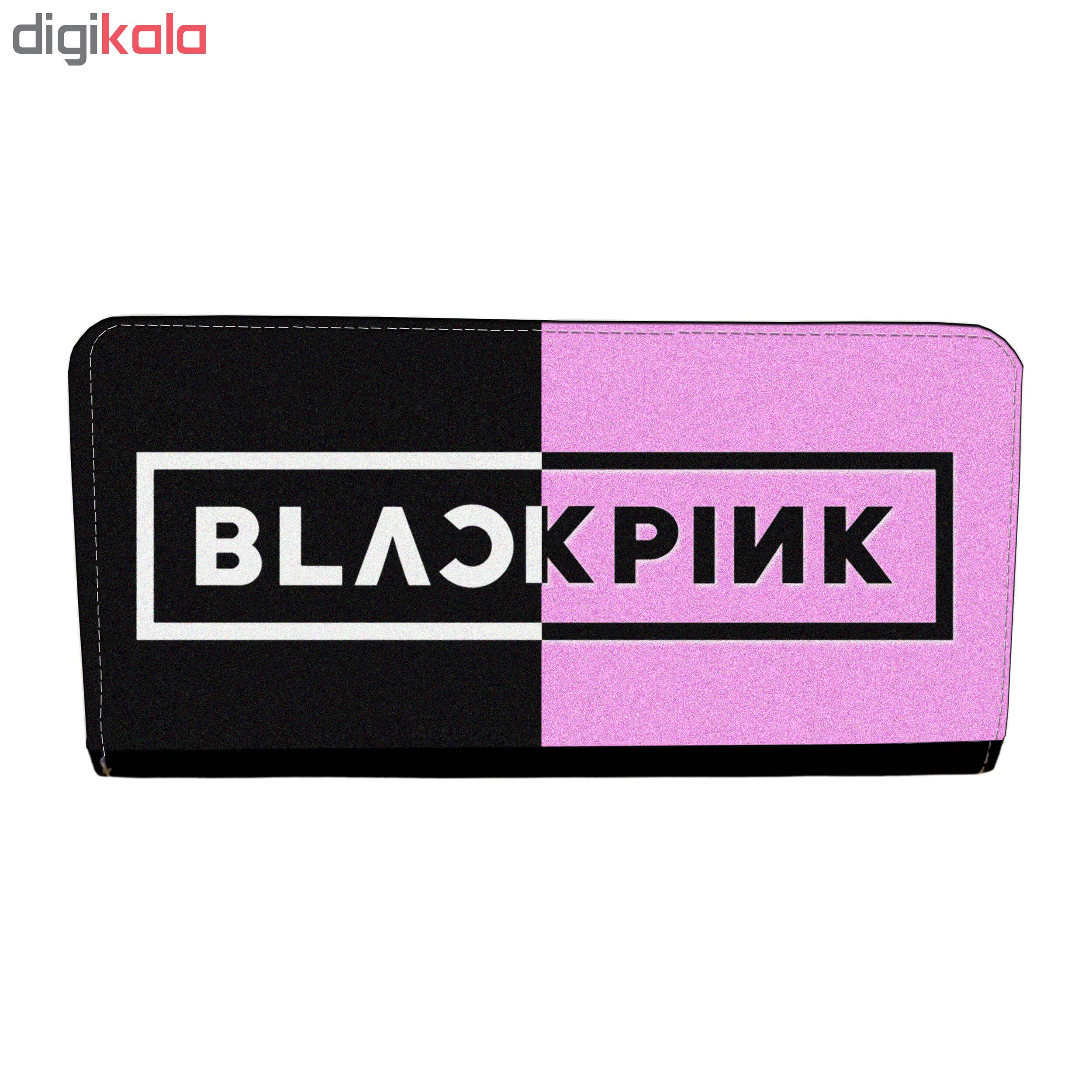 کیف پول طرح black pink کد KP22