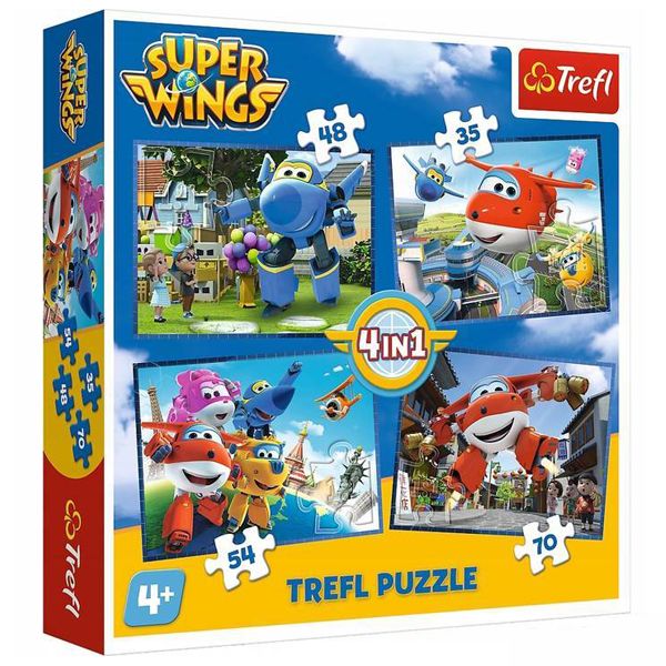 پازل 207 تکه ترفل مدل super wings پازل 207 تکه ترفل مدل super wings