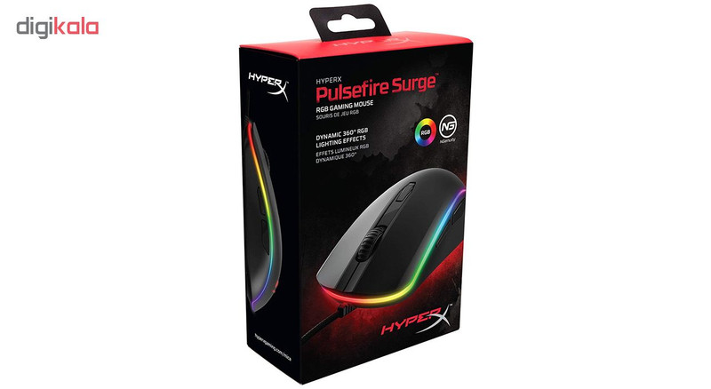 ماوس مخصوص بازی هایپرایکس مدل PulseFire Surge RGB 1