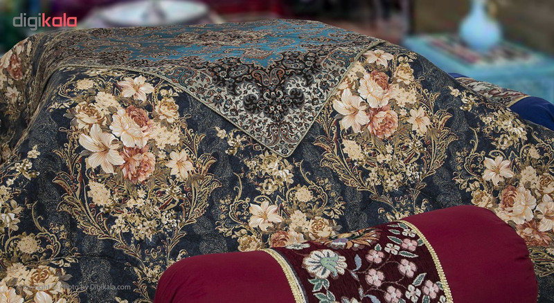 لحاف کرسی هلکو مدل لیکو یلدا 6 نفره سایز 300 × 300 سانتی‌متر