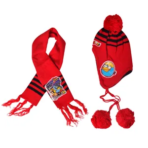 ست کلاه و شال گردن مدل Angry-GHE