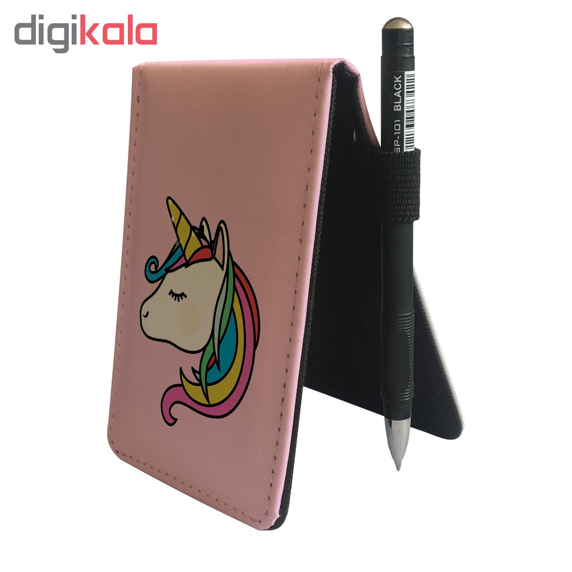دفتر یادداشت طرح اسب تک شاخ یونیکورن کد dy9