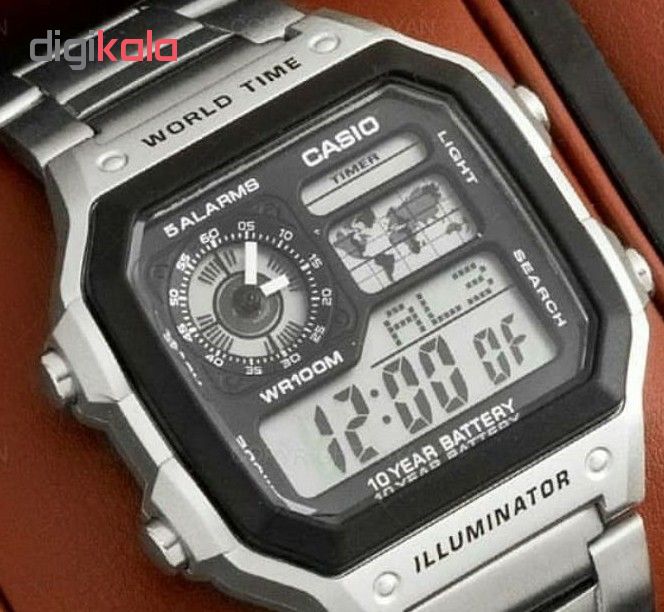 ساعت مچی دیجیتال مردانه کاسیو مدل  AE-1200WHD _ 001             قیمت