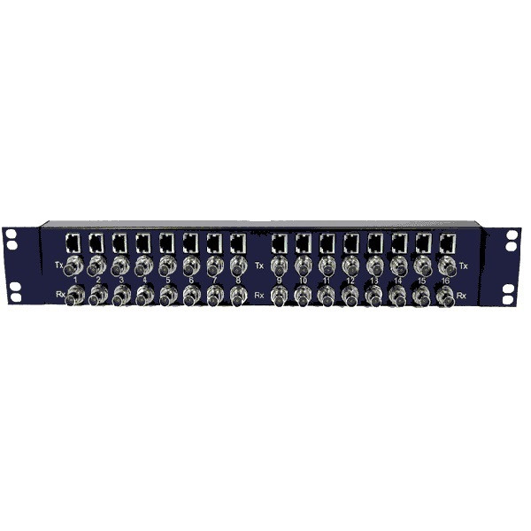 مبدل BNC به LAN مدل G.703-16E1-2U