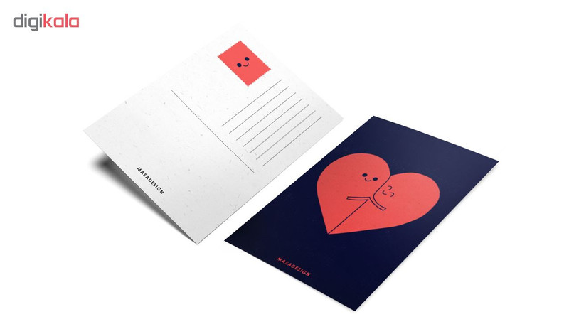 کارت پستال ماسا دیزاین طرح دوستی کد POST181