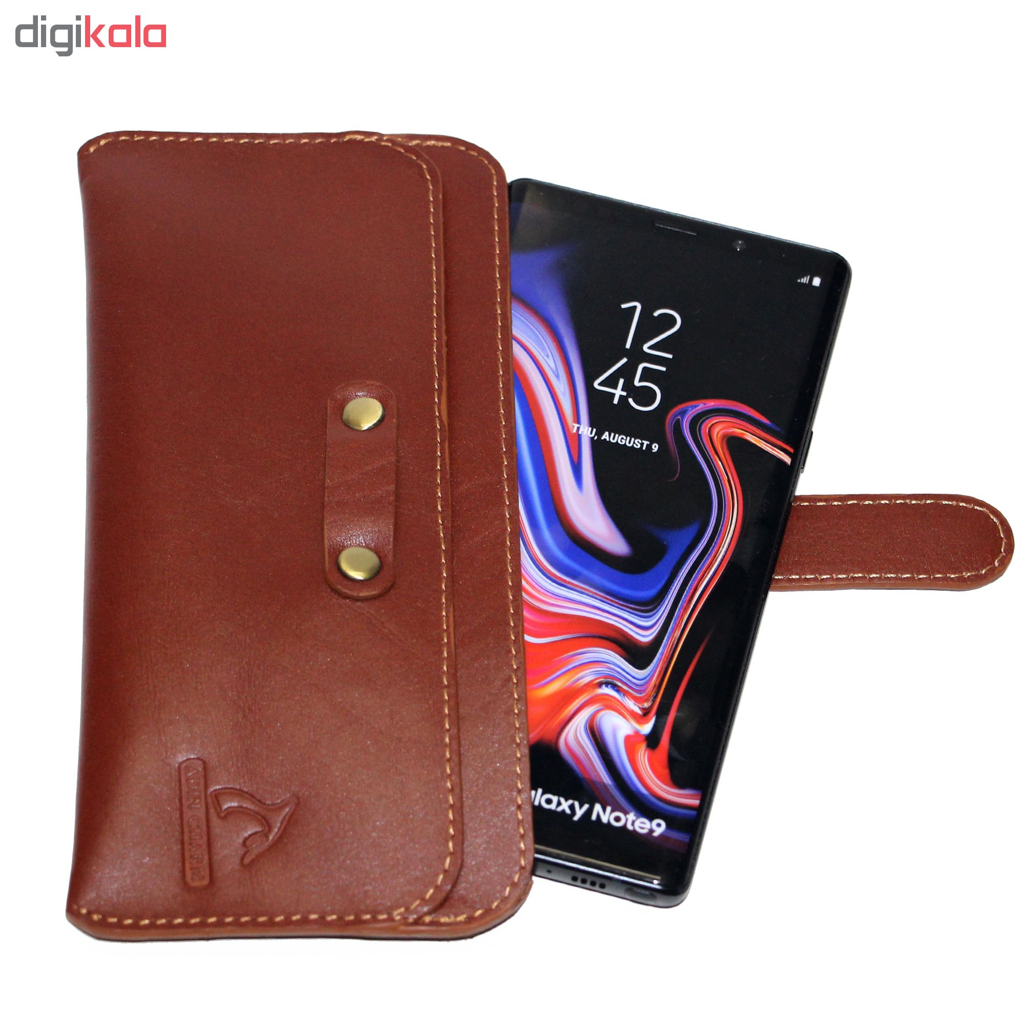کیف آدین چرم مدل DM77 مناسب برای گوشی موبایل تا سایز 7 اینچ