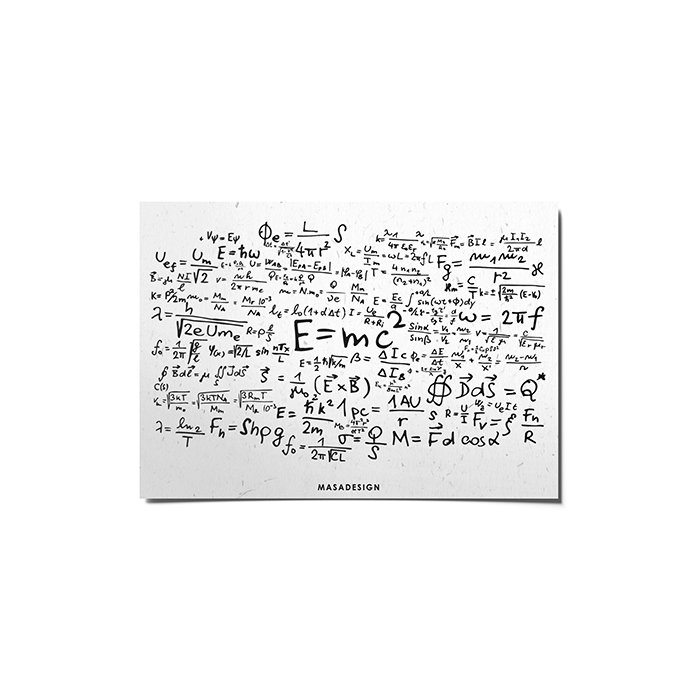 کارت پستال ماسا دیزاین طرح آلبرت اینشتین کد POST183
