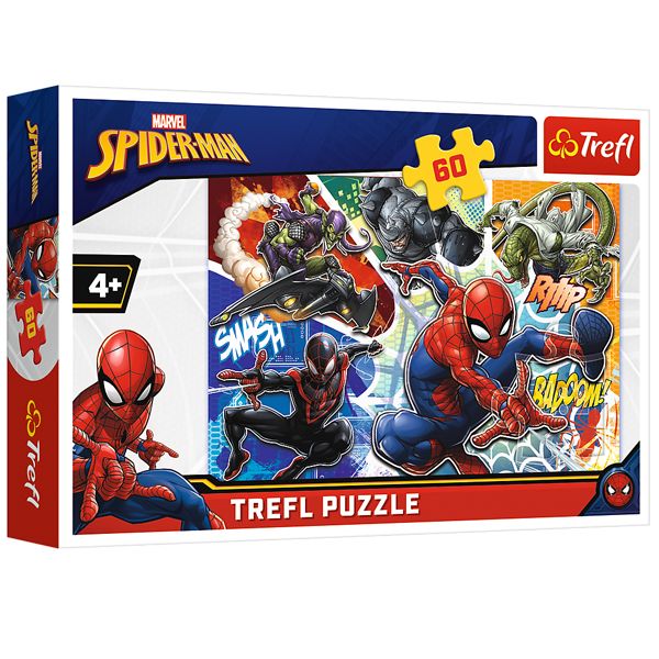 پازل 60 تکه ترفل مدل Spiderman پازل 60 تکه ترفل مدل Spiderman