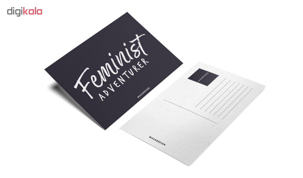 کارت پستال ماسا دیزاین طرح فمنیست کد POST189