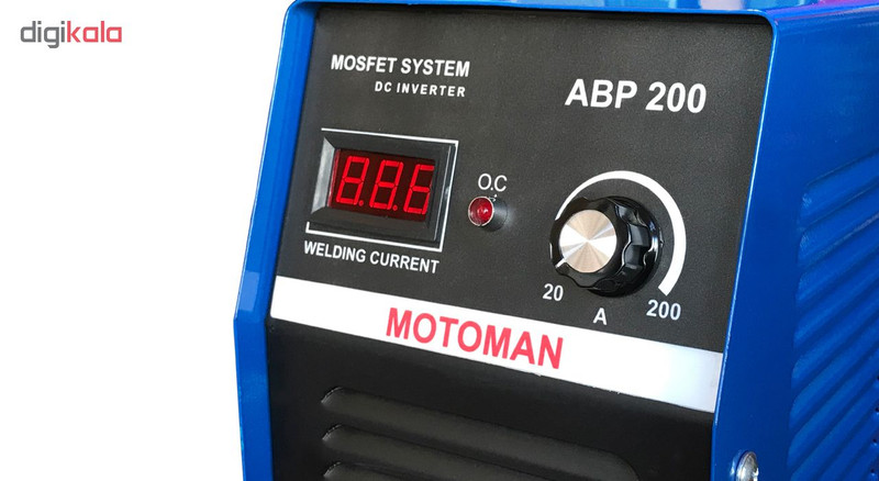 اینورتر جوشکاری 200 آمپر موتومن مدل ABP 200 اینورتر جوشکاری 200 آمپر موتومن مدل ABP 200