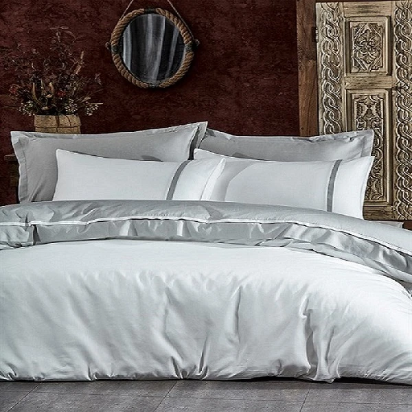 سرویس روتختی اکوکاتن مدل NEW BASIC GRI کینگ دونفره شش تکه