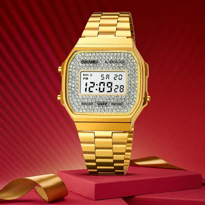 ساعت مچی دیجیتال زنانه اسکمی مدل 1808GD