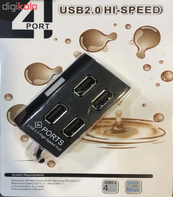 هاب 4 پورت USB 2.0 مدل 110 A