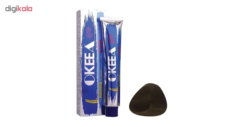 رنگ مو اکیا سری Tobaco warm شماره 7.65 حجم 100 میلی لیتر رنگ بلوند تنباکویی