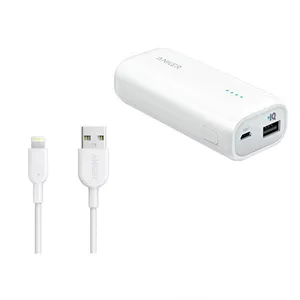 شارژر همراه انکر مدل Astro E1 ظرفیت 6700 میلی آمپر ساعت به همراه کابل تبدیل لایتنینگ