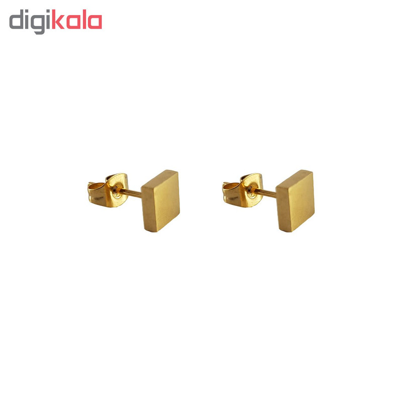 گوشواره زنانه ماه فام طرح مربع کد SEP9900