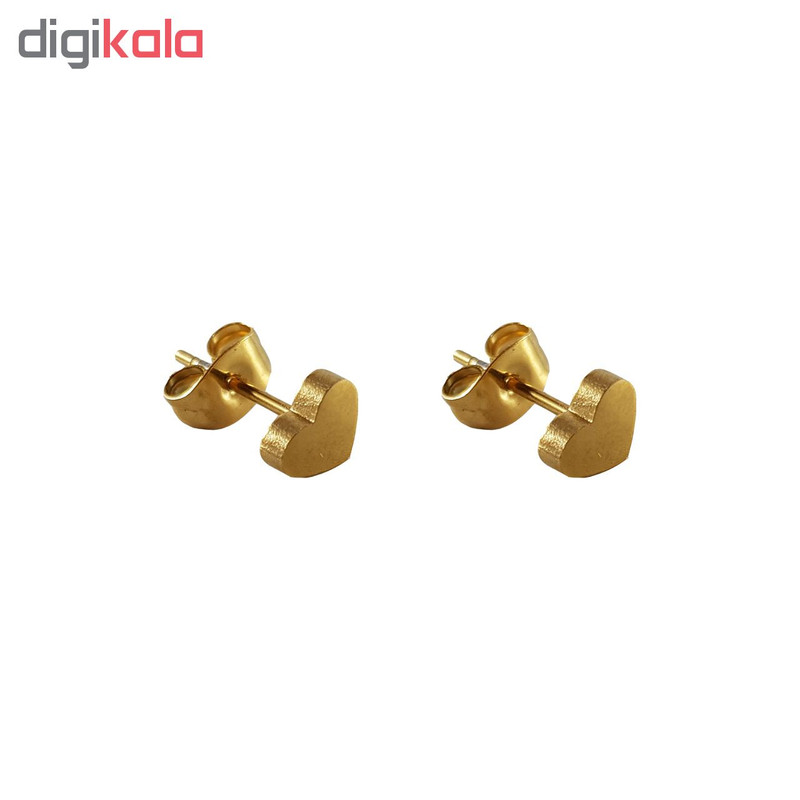 گوشواره زنانه ماه فام طرح قلب گوشواره زنانه ماه فام طرح قلب