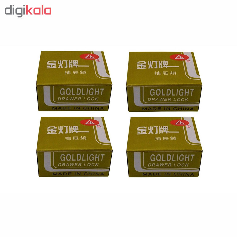 قفل کمدی مدل GL-808 بسته 4 عددی قفل کمدی مدل GL-808 بسته 4 عددی
