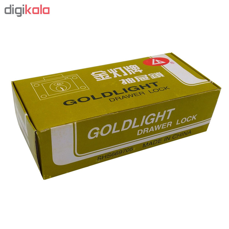 قفل کمد مدل GL-808 بسته 12 عددی