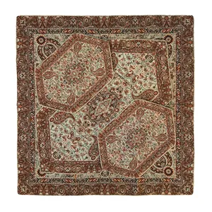 ست 4 تکه رومیزی ترمه طرح ترنج مدل G345