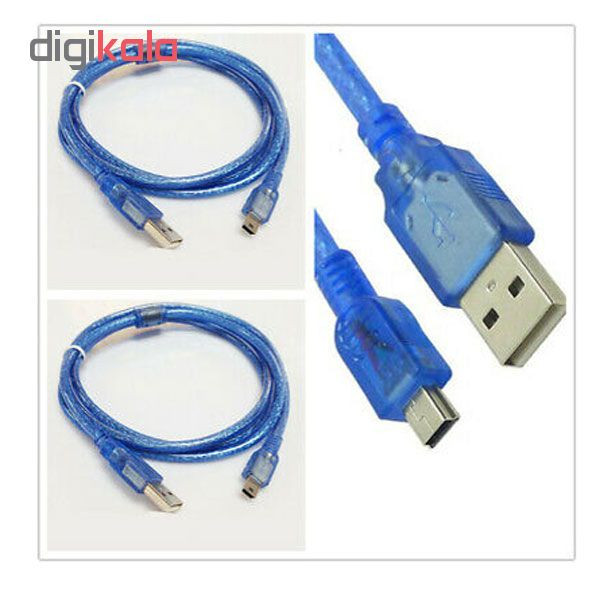 کابل تبدیل USB به miniUSB مدل bama-212 طول 1.5 متر