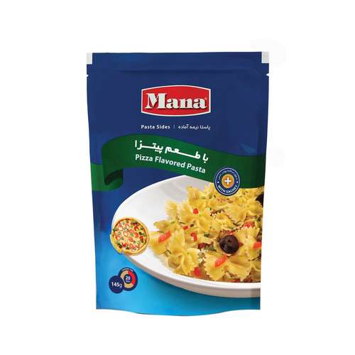 پاستا نیمه آماده با طعم پیتزا مانا مقدار 145 گرم