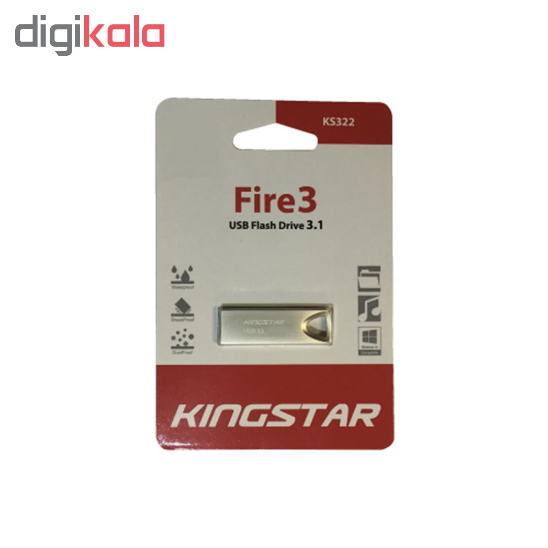 فلش مموری کینگ استار مدل KS322 Fire3 ظرفیت 32 گیگابایت