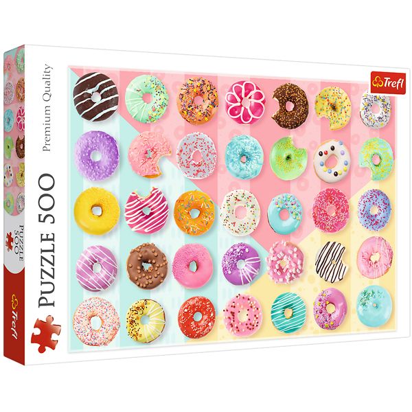 پازل 500 تکه ترفل مدل Doughnuts پازل 500 تکه ترفل مدل Doughnuts