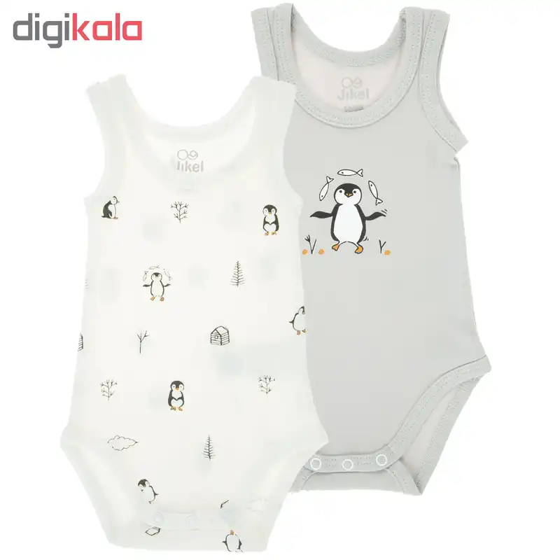 بادی نوزاد جیکل مدل JK902005-92 مجموعه 2 عددی