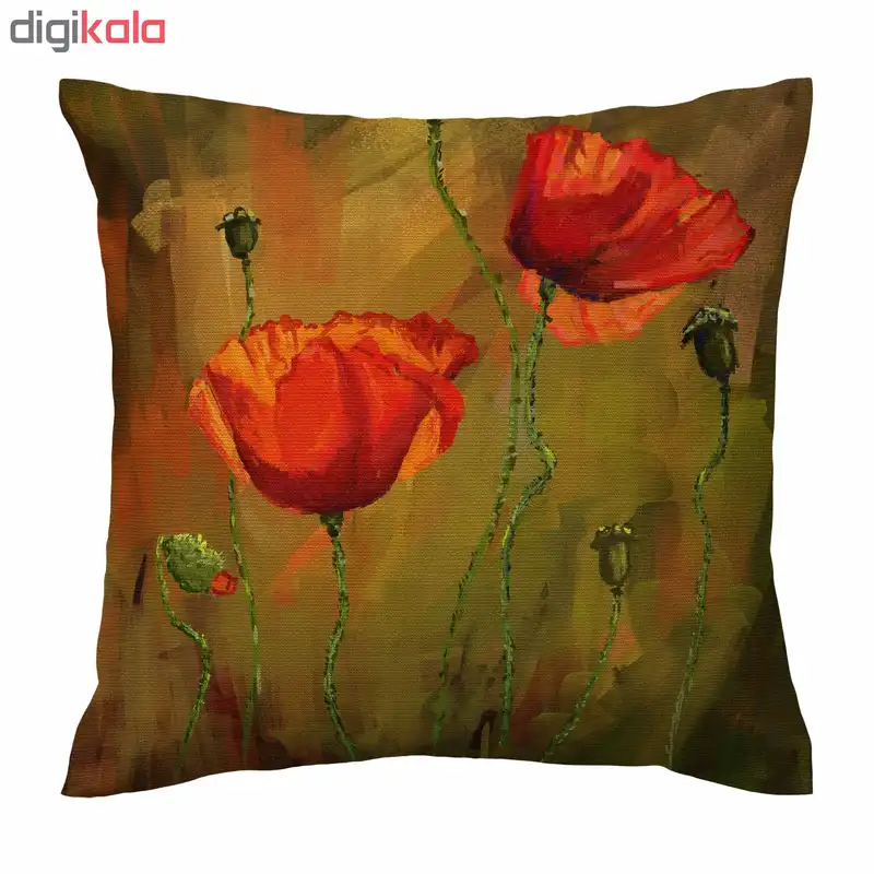 کاور کوسن طرح گل لاله کد 744