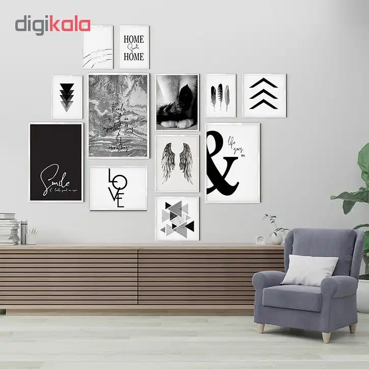 تابلو سرپوستر مدل DS0014 مجموعه 12 عددی