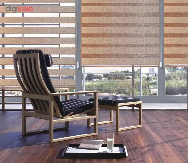 پرده زبرا زیو کد 93237 سایز 180 × 160 سانتی‌ متر