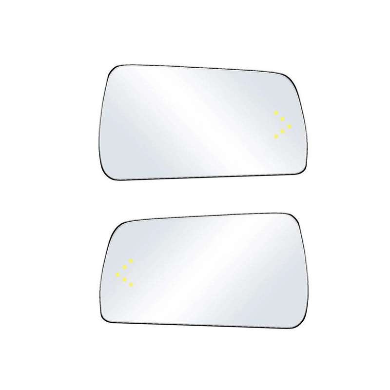 شیشه آینه جانبی خودرو مدل kh521 مناسب برای سمند بسته دو عددی