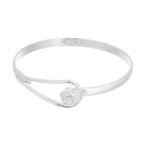 دستبند النگویی نقره زنانه کد 02