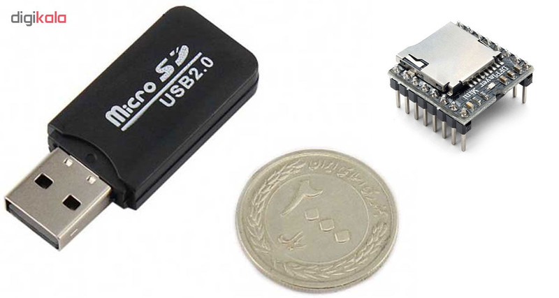 ماژول پخش فایل های صوتی مدل DFplayer