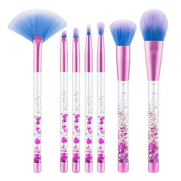 ست برس آرایشی طرح آکواریوم بسته 7 عددی
