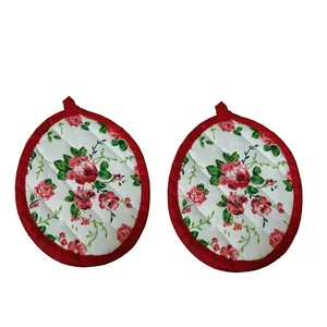 دستگیره آشپزخانه طرح گل مدل F002 بسته 2 عددی